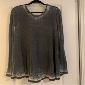 Free People Waffle Knit Top